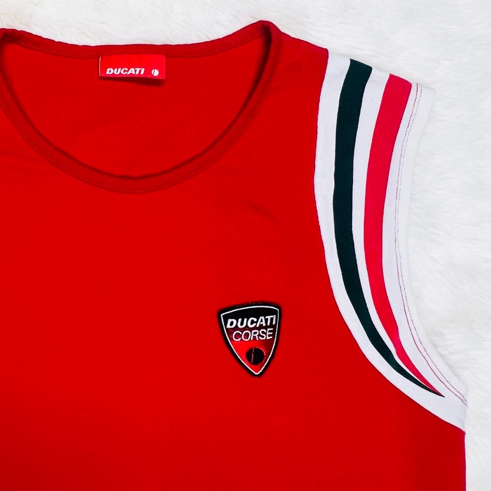 Vintage 90s DUCATI Corse Racing Shirt - Motorcycle Sport Tank Top